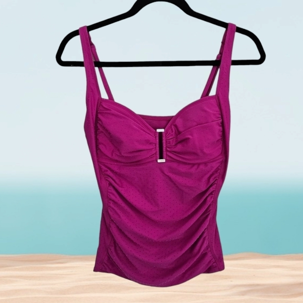 Skye Swim Tankini Raspberry Pink Size Large